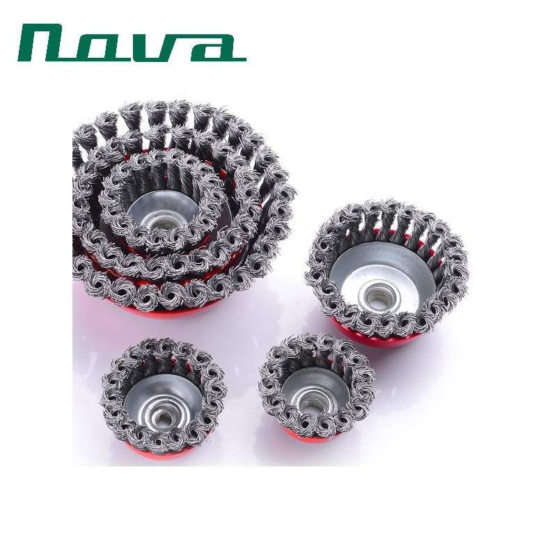 6 Wire Remove Rust Brush Wheel for Bench Grinder
