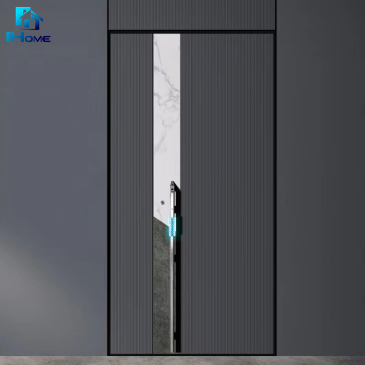 Entry Main Security Waterproor Aluminium Exterior Pivot Front Entrance Composite Wood Door