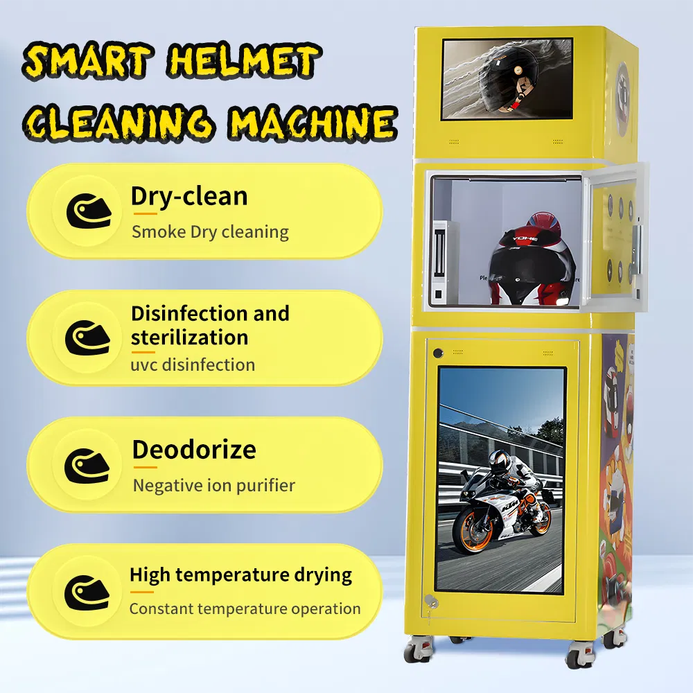Upus Advanced Smart Uvend Helmet Cleaning Station with Wi-Fi Connectivity