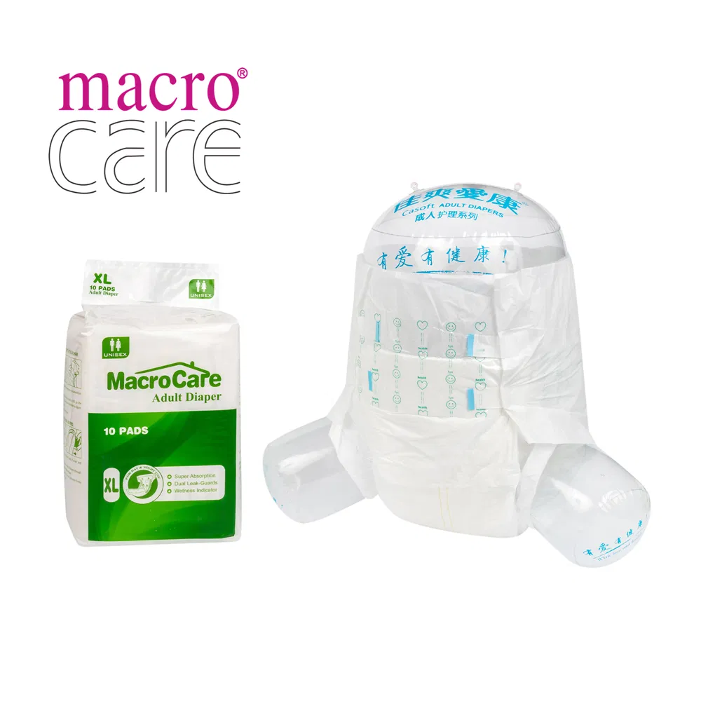 Macrocare Hot Sale High Quality Disposable Adult Diaper Factory in China