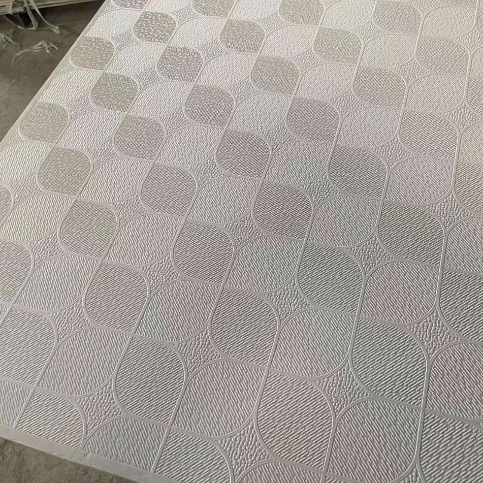 PVC with Aluminum Foil Backing Pattern Gypsum Board Ceiling