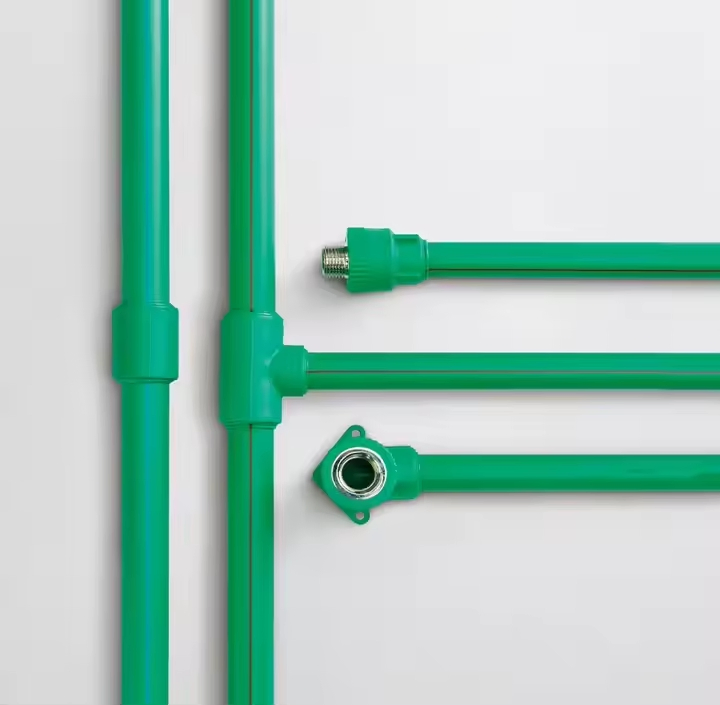 National Standard PPR Green and White Hot and Cold Water Pipe PPR Pipe