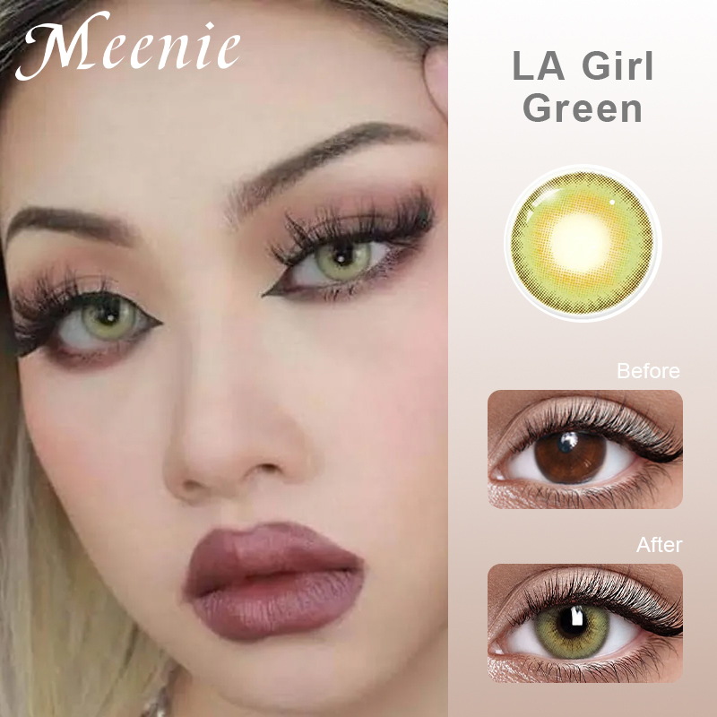 Green Eye Contact Lenses 14.2mm Big Eye Customized Wholesale Natural Color Lens