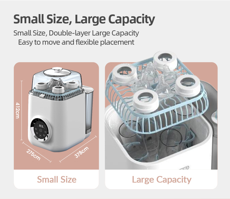 Longbank New Baby Products Baby Bottle Washer Cleaner Baby Bottle Sterilizer