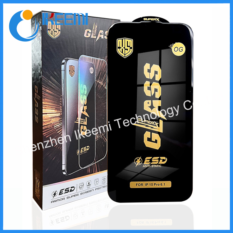 Защитное стекло ESD Black Mobile Protect для iPhone и Samsung