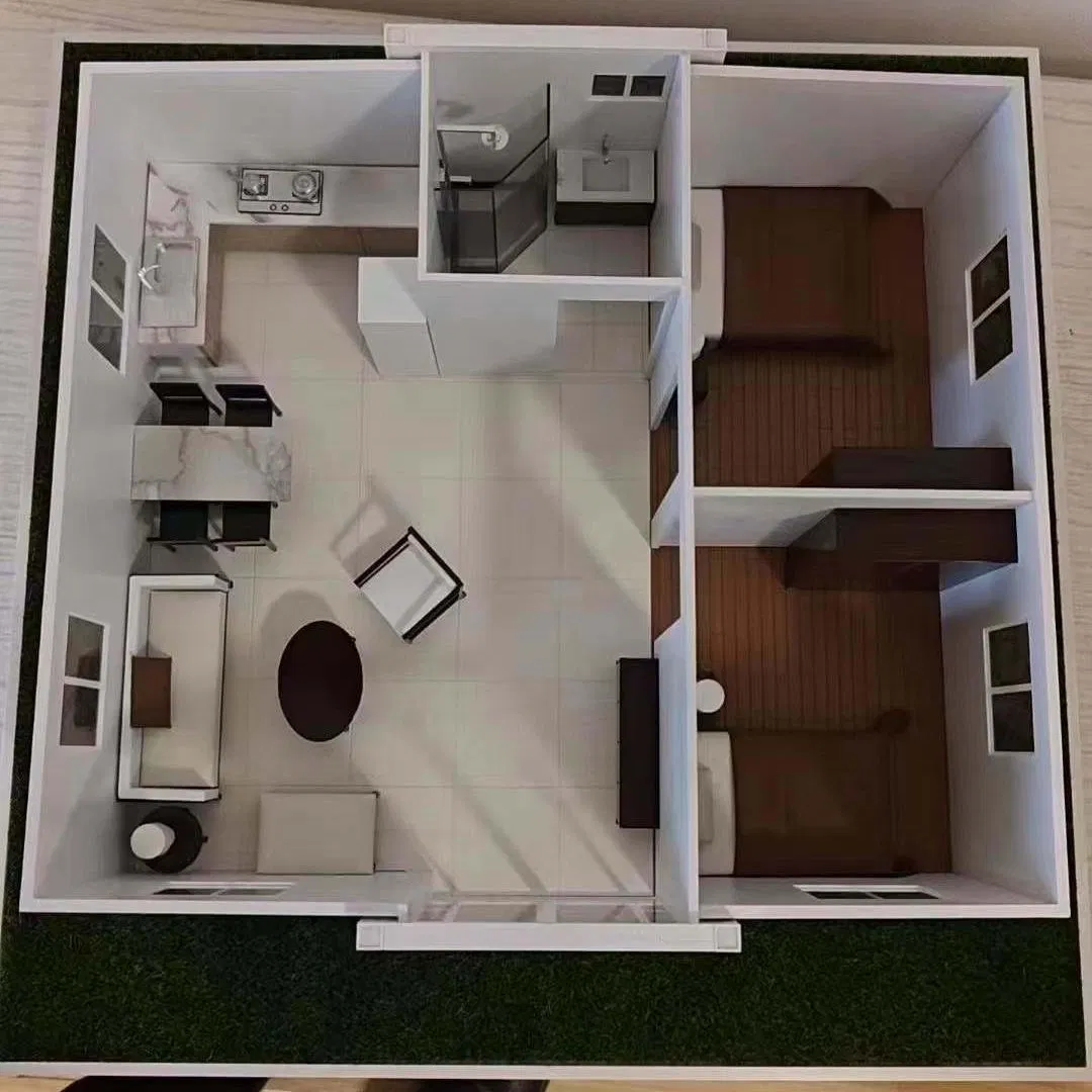 20FT 40FT Fold House Portable Prefab Steel Container Home Expandable 3 Bedroom Mobile Modular Prefabricated House for Villa