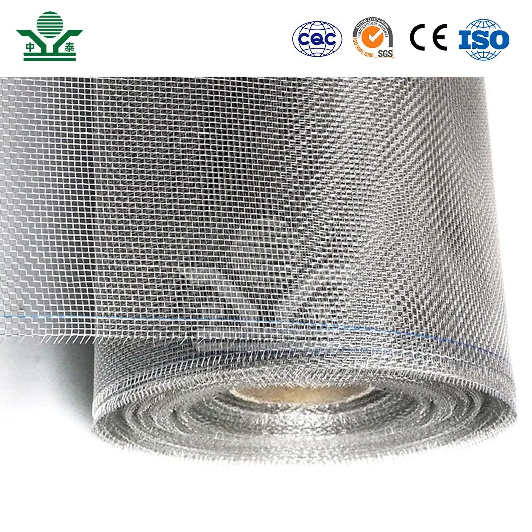 Zhongtai Stainless Steel Mosquito Mesh China Manufacturers Stainless 304 316 Woven Wire Mesh 0.02-6.30mm Diameter Woven Wire Mesh Stainless Steel