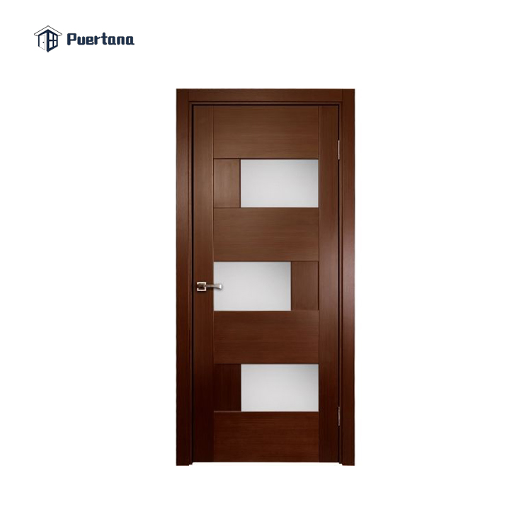 European Bathroom Bedroom Houses Room Interior Entrance PVC MDF Panel Wood Door