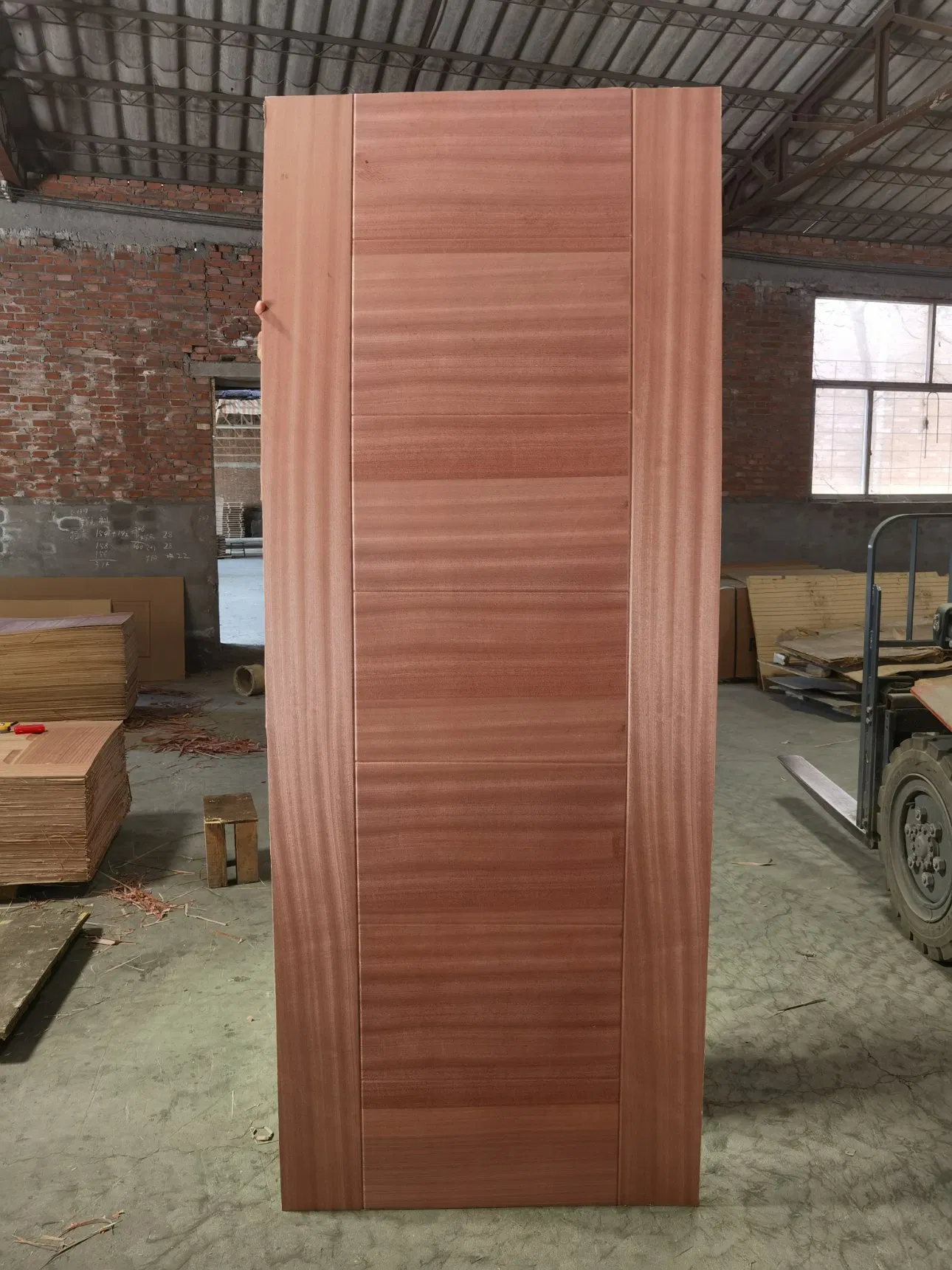Melamine Door Skin White Oak Face 3.0X960X2150mm Door Panel Wooden Door
