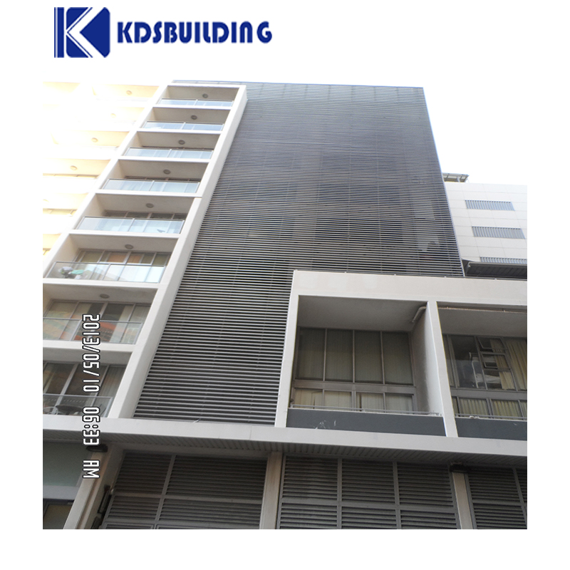 Luxury Window Blind Blackout Vertical Patio Louver Fixed Aluminum Louver Window