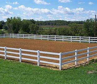 Longjie High Quality Easy Assembled PVC Vinyl 3 Rails Ranch Horse Fence