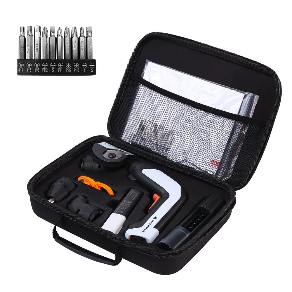 Yard Force 4V Cordless Drill Set with 4.0ah 21700 Li-ion Battery & 3.5nm Max Torque - Professional Electric Screwdriver Kit for Home DIY - Lx VSD1
