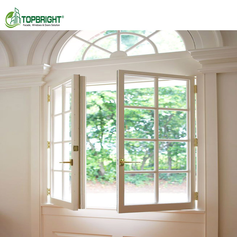 Building Energy Efficient Insulated Glass Windows Vinyl Vertically Grill Designs Casement PVC Windows UPVC