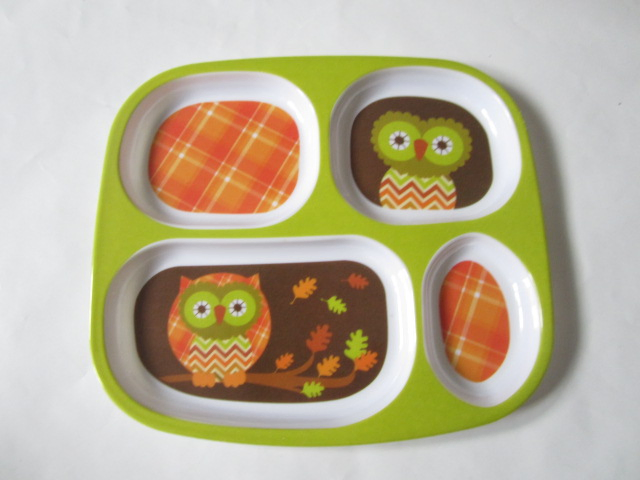 Melamine Kids Divided Plate for All Hallows