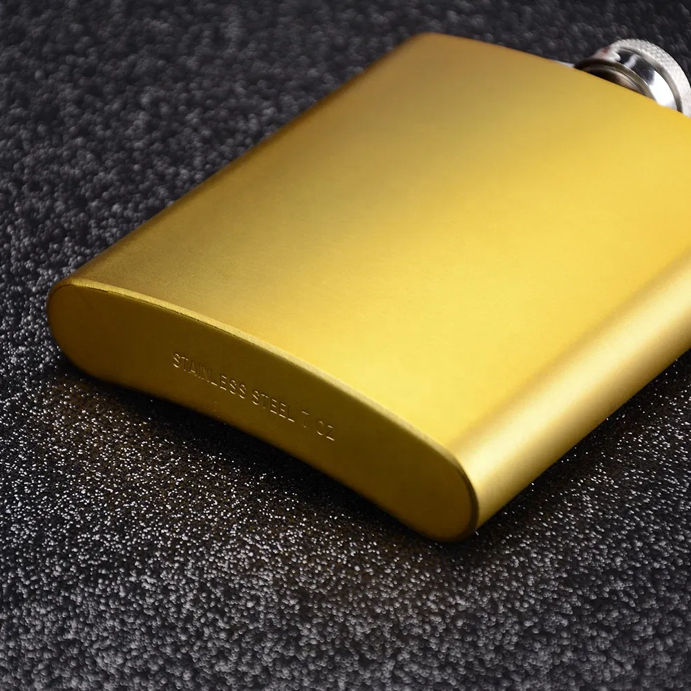 Custom Macallan Hip Flask Sublimation Manufacturing Stainless Steel Hip Flask Sets for Black White Black Bottle Black Velvet