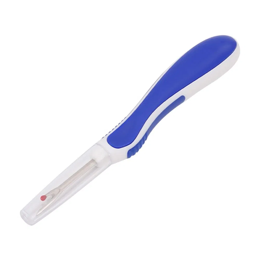 Thread Removal Tool for Hand Sewing Tailor Accessories with Secant Knife Silicon Handle Seam Ripper 4 Color Chose for Needlework