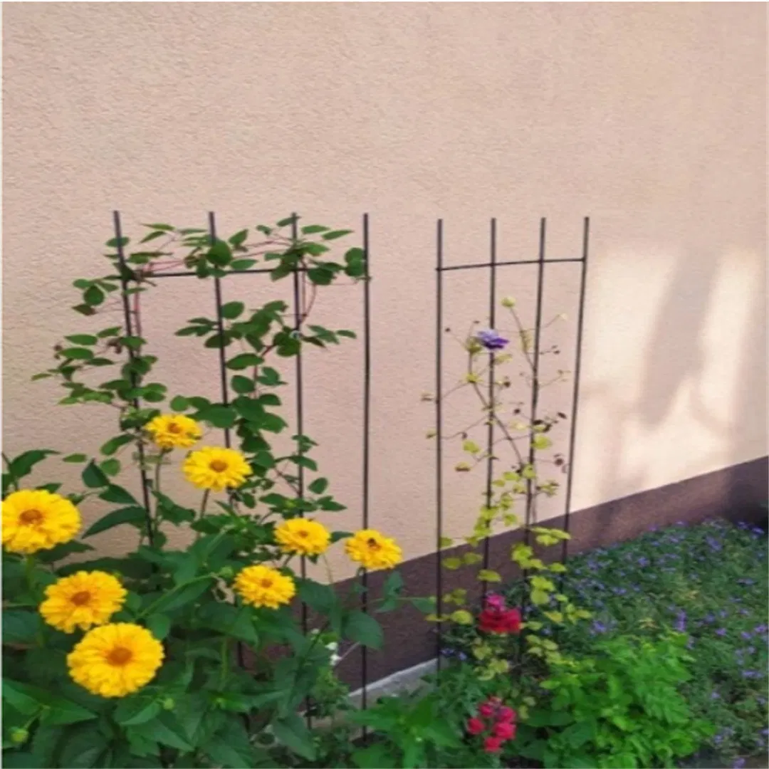 Garden Pergola Metal Plant Support Roses Flowers Tress Set 150cm
