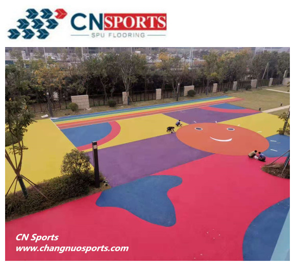 Cushion Rebounce Safety EPDM Granules Rubber Flooring for Playground and Running Track