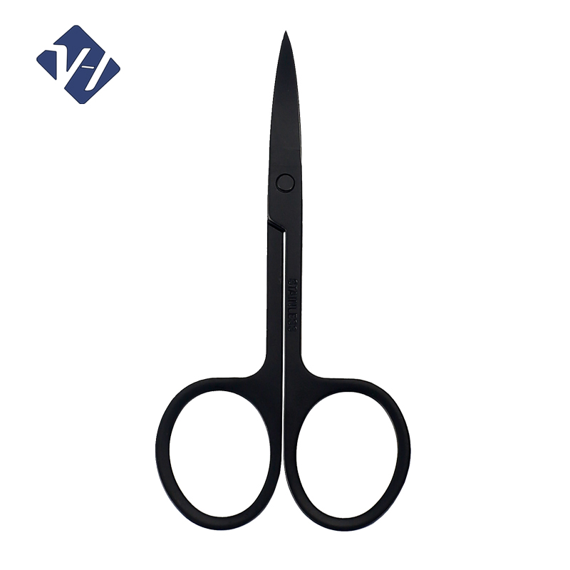 Nose Hair Eyebrow Trimming Makeup Tools Curved Pointed Round Head Beauty Scissors