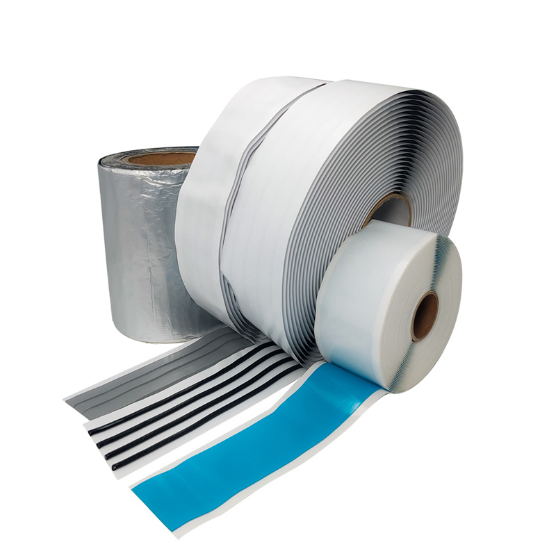 Outdoor Waterproof and Sealing White Double Sided Putty Tape Rubber Butyl Caulking Tape for Repairing Roof Leaks
