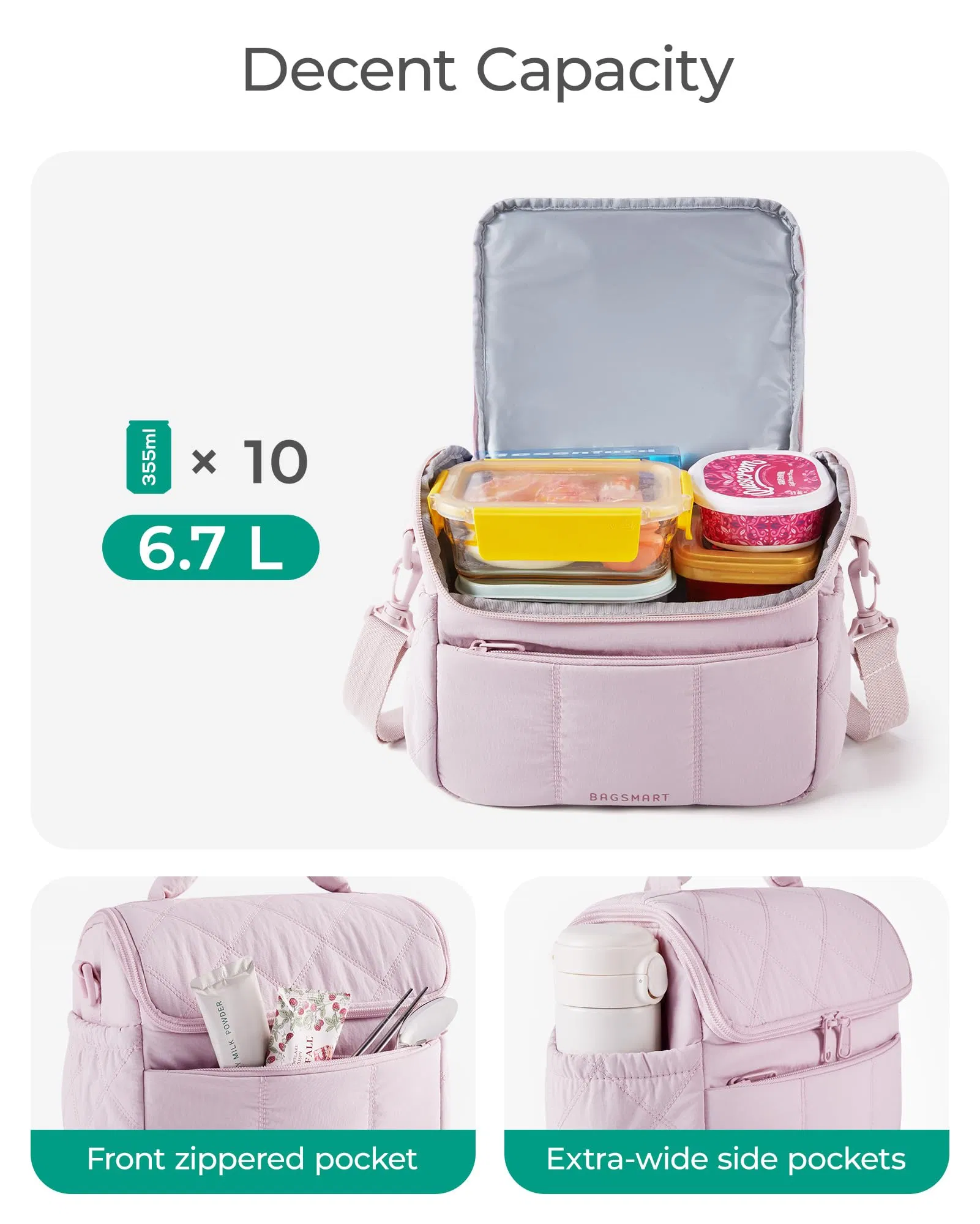 Lightweight Lightweight Puffy Puffy Insulated Lunch Bags