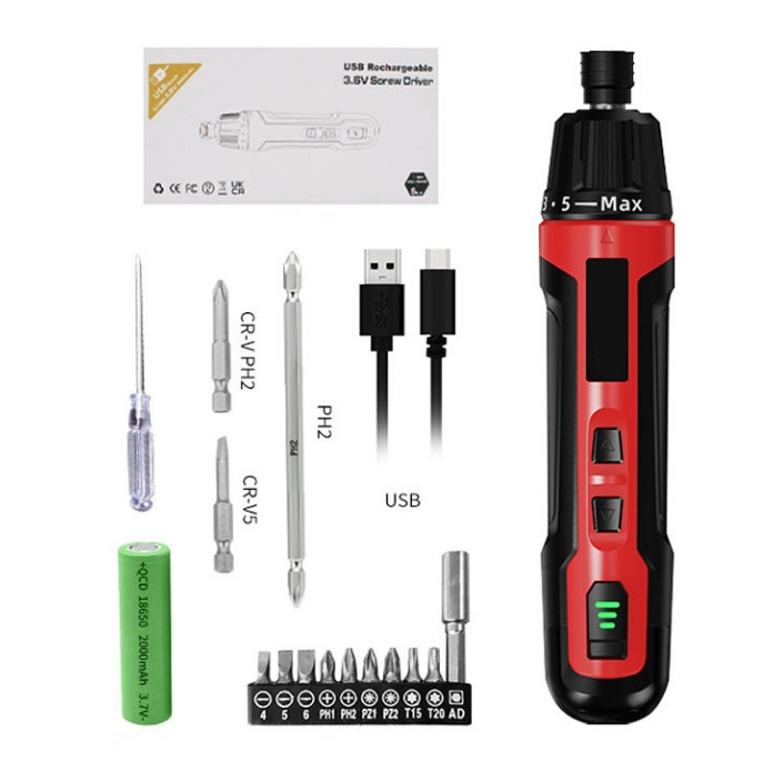 3.6V Cordless Mini Portable Electric Power Drill Driver Screwdriver (FX-MPS03)