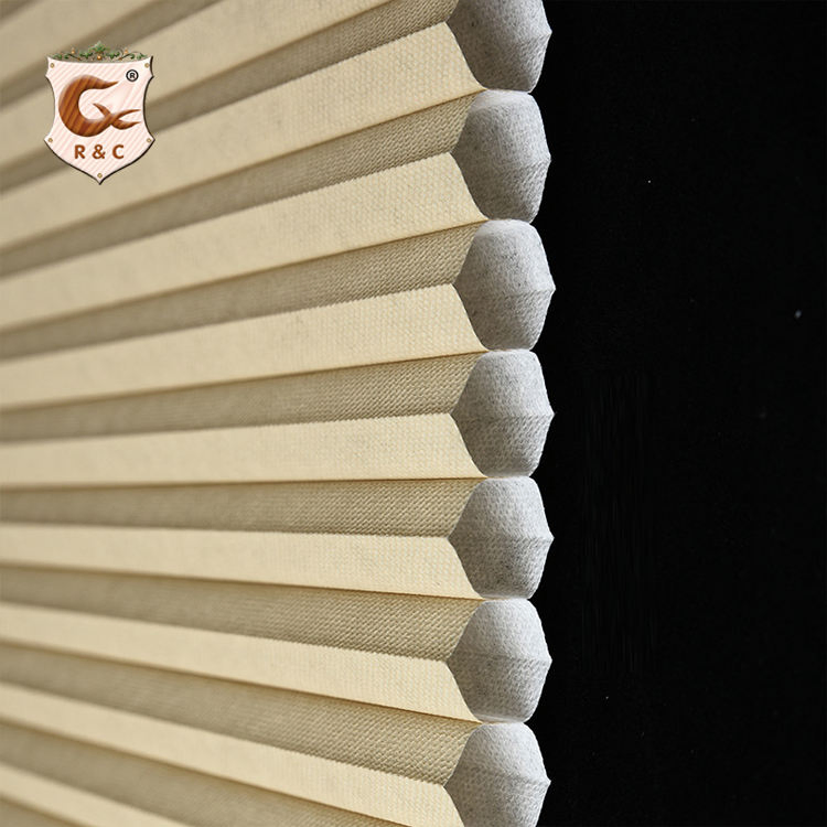 Manufacturer Smart Home Window Blackout Motorized Honeycomb Blinds
