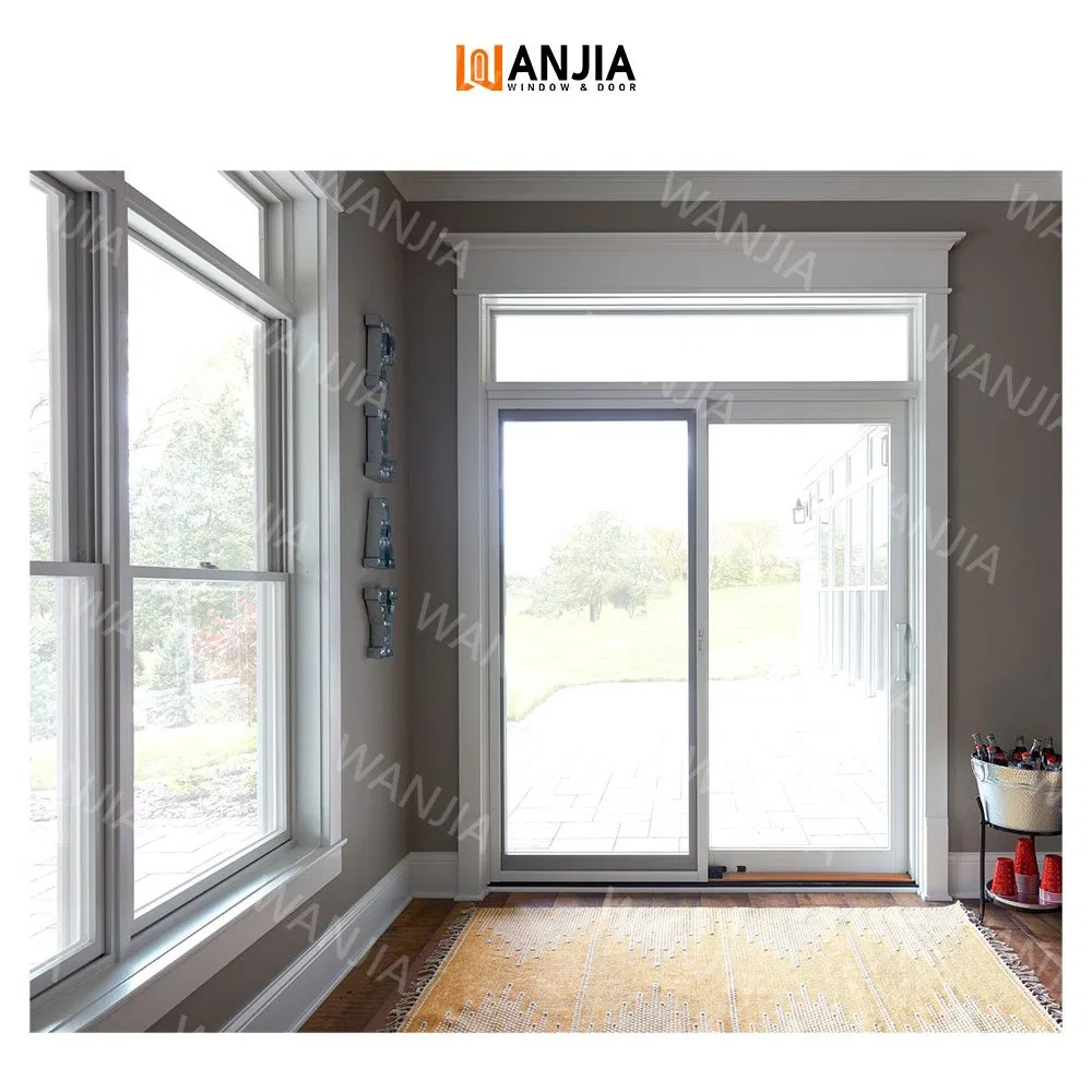 Premium Custom Aluminum Sliding French Door with Tempered Glass