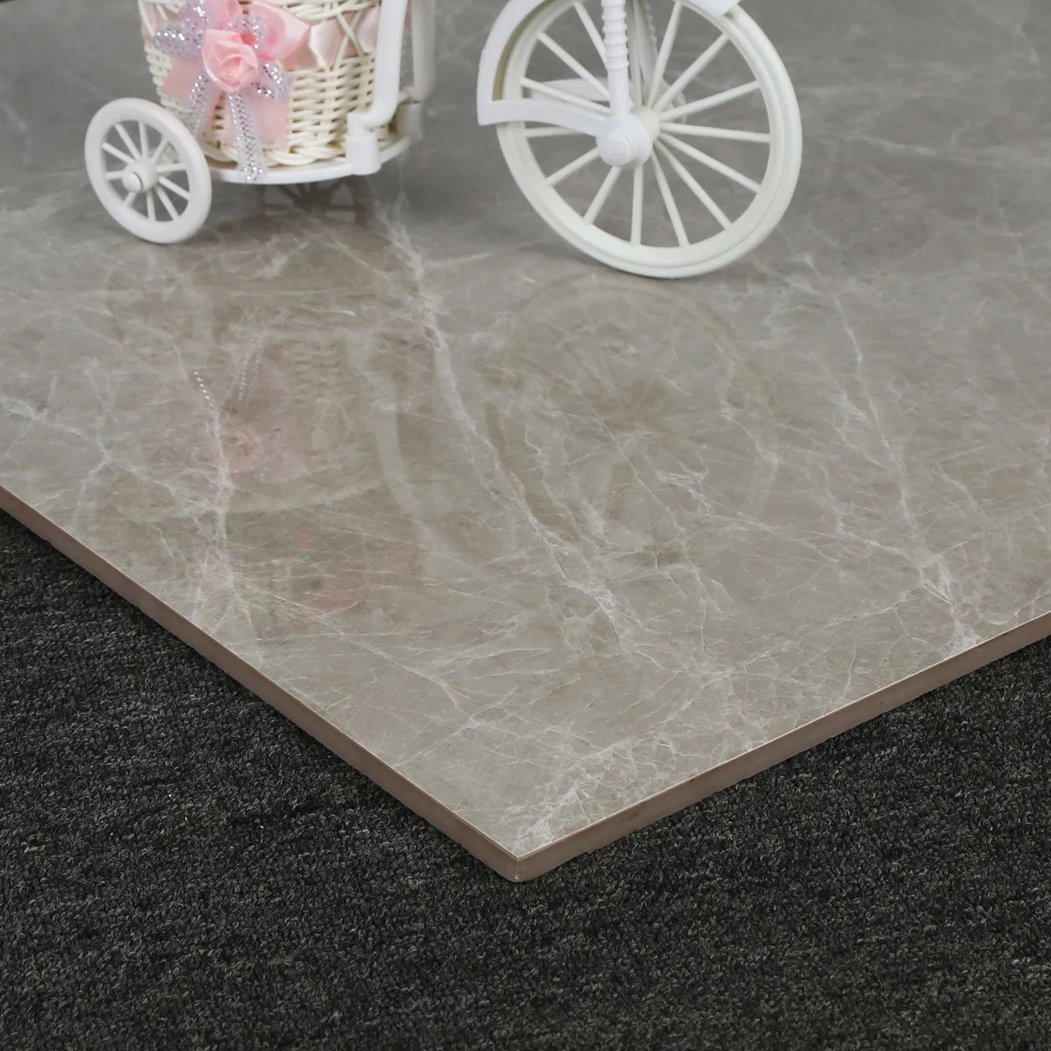 Concret Black Cultur Moroccan Encaust Cement Board Tile Slab