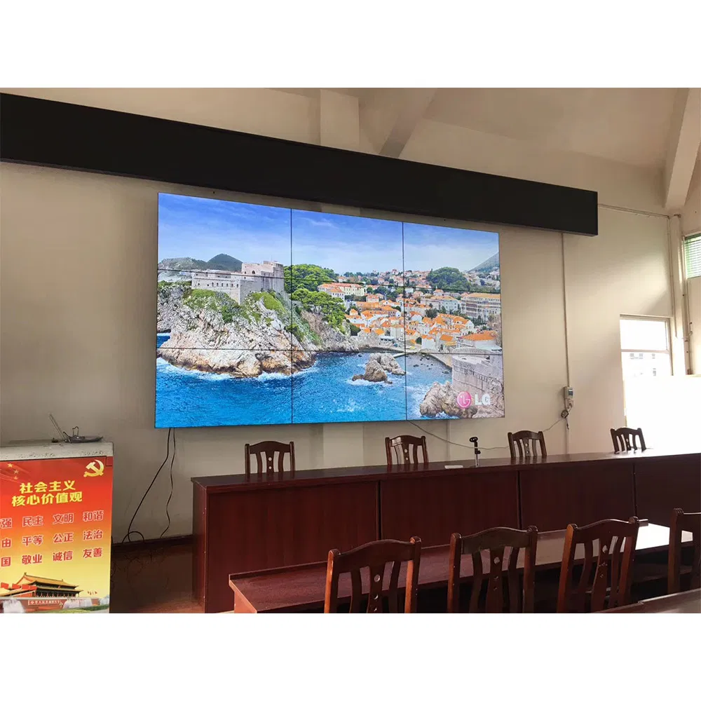 4K Indoor Use 3X3 55inch 3.5mm Bezel LG Original Panel LCD Video Wall Display Screen