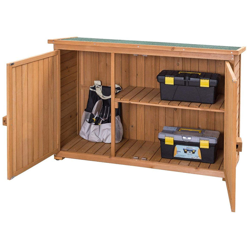 New Aluminium Garden Outdoor Storage Shed with Locker Garden Tool Shed Cabinet