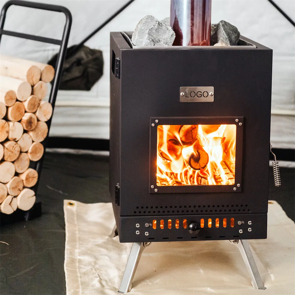 Портативная дровяная печь для сауны из нержавеющей стали