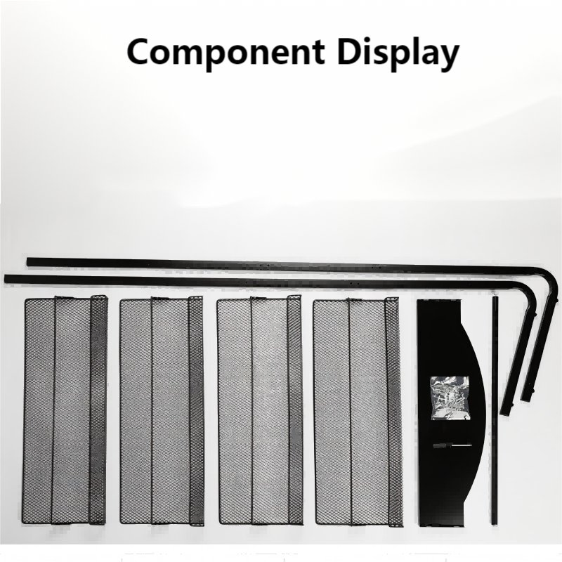 Customizable Logo Metal Mesh Basket Magazine Newspaper Storage Floor Stand