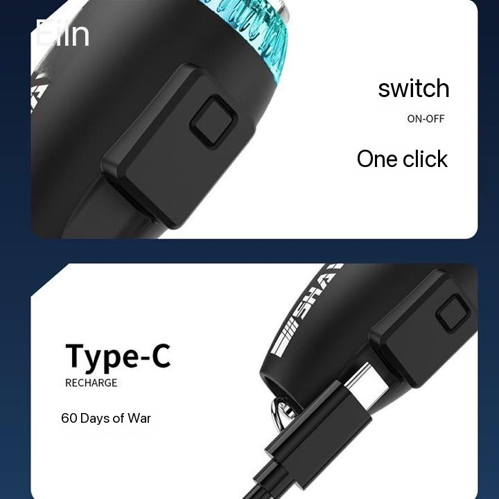 Hot Selling Small Beard Razor Turbine Aircraft Head Electric Shaver