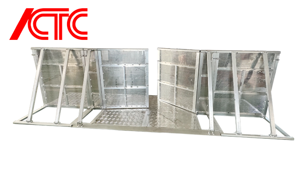 Premium Portable Aluminum Concert Barrier for Crowd Control