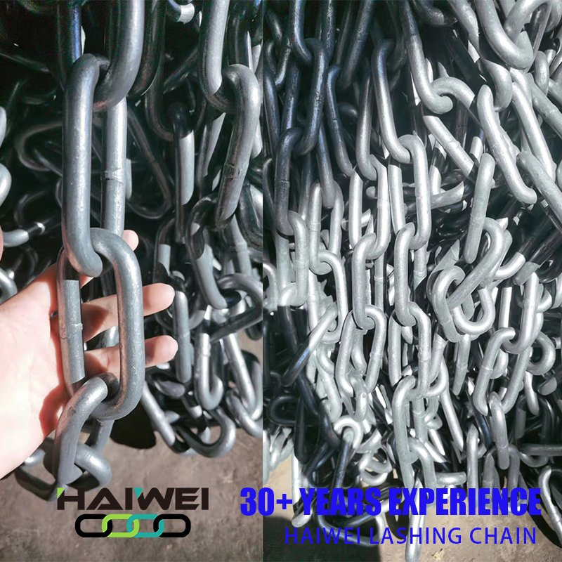 High Tensile Butt Flash Welding G80 13*81mm Lashing Chain Factory Direct Sale