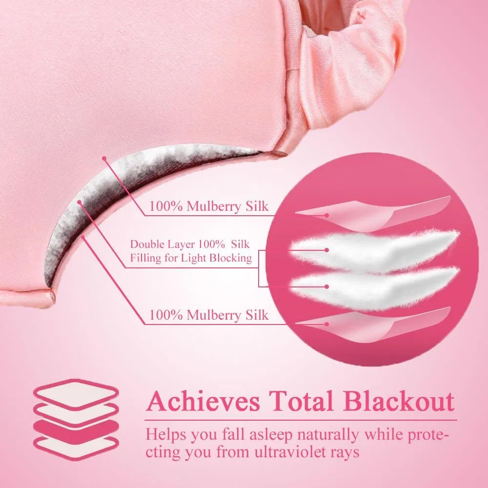 Deep Sleep Double Layer Mulberry Silk Eye Mask