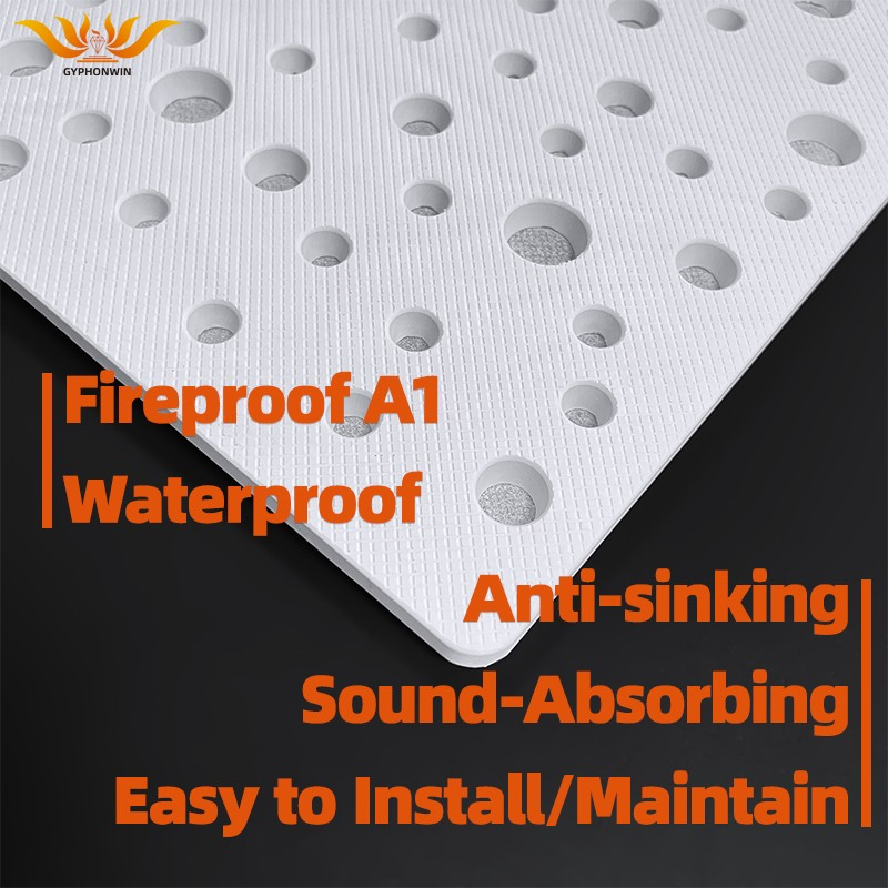 Office Designs Acoustic Gypsum Ceiling 595X595mm