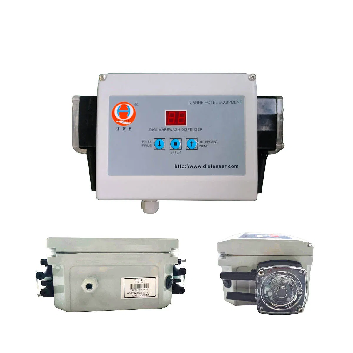 Heavy-Duty Dishwasher Pump and Dispenser for Commercial Use