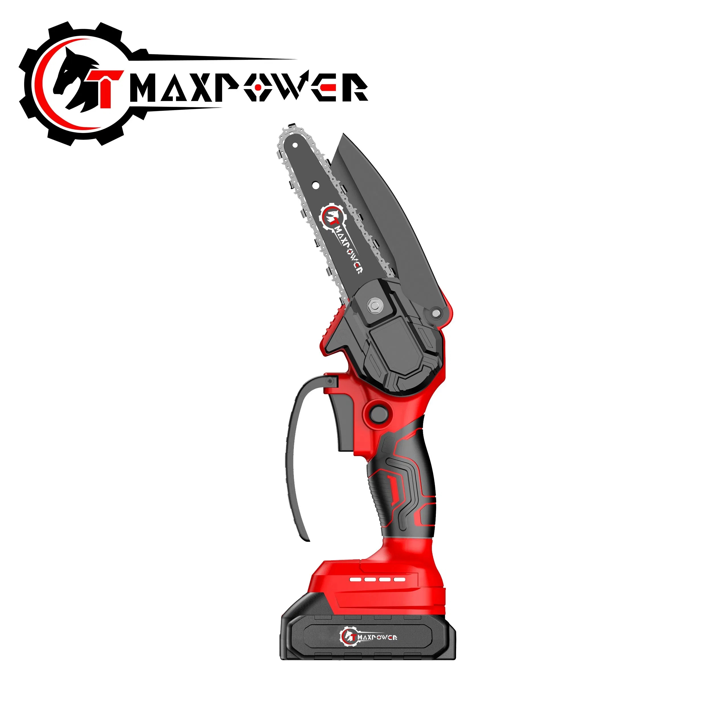 21V Lithium Battery Rechargeable 4"-6" Cordless Electric Motor Chainsaw TM-CS401li
