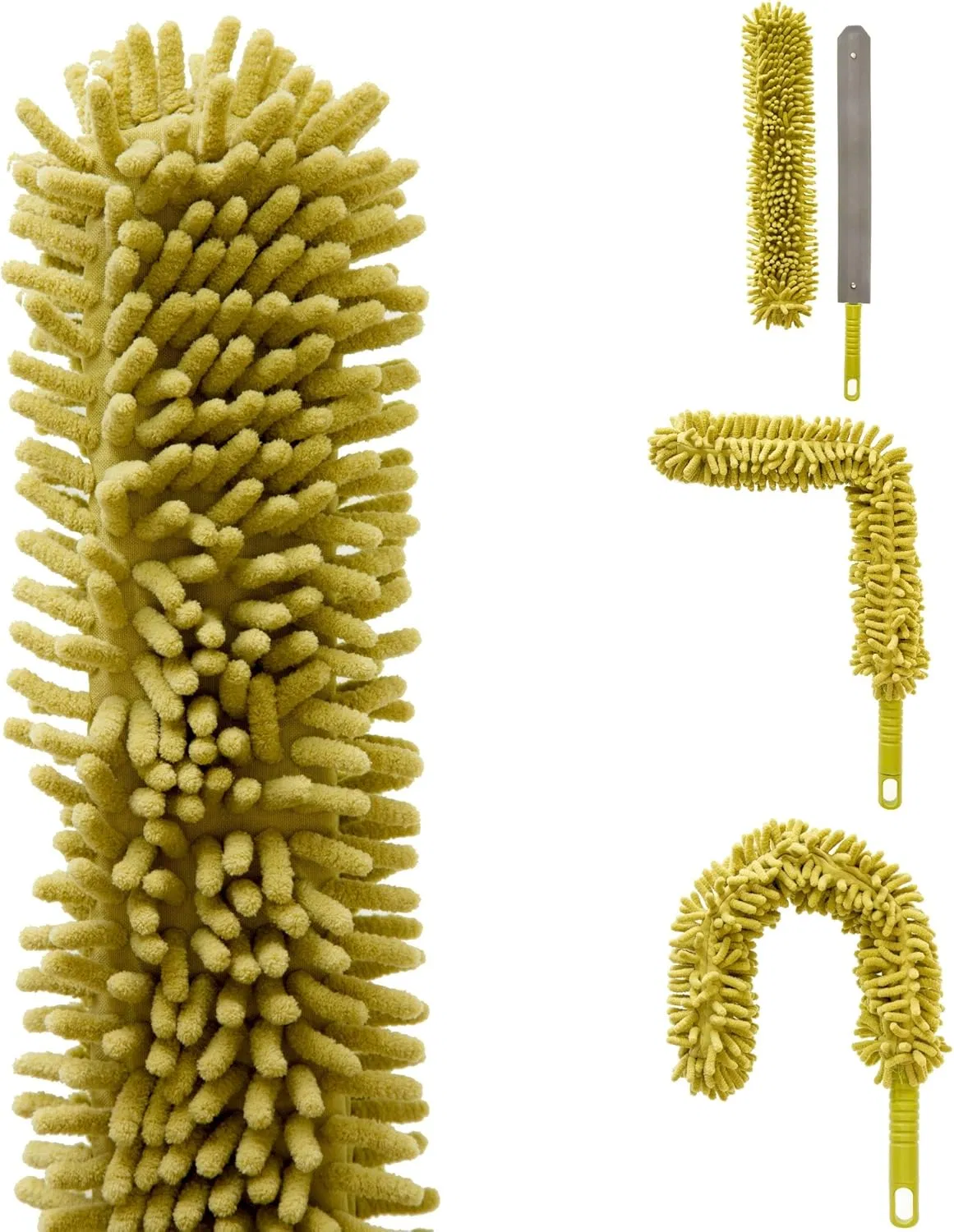 Telescoping Pole Attachment Extension Pole for Cleaning, Feather Duster, Window Washing Kit, Paint Roller, Window Squeegee High Reach Extendable Kit