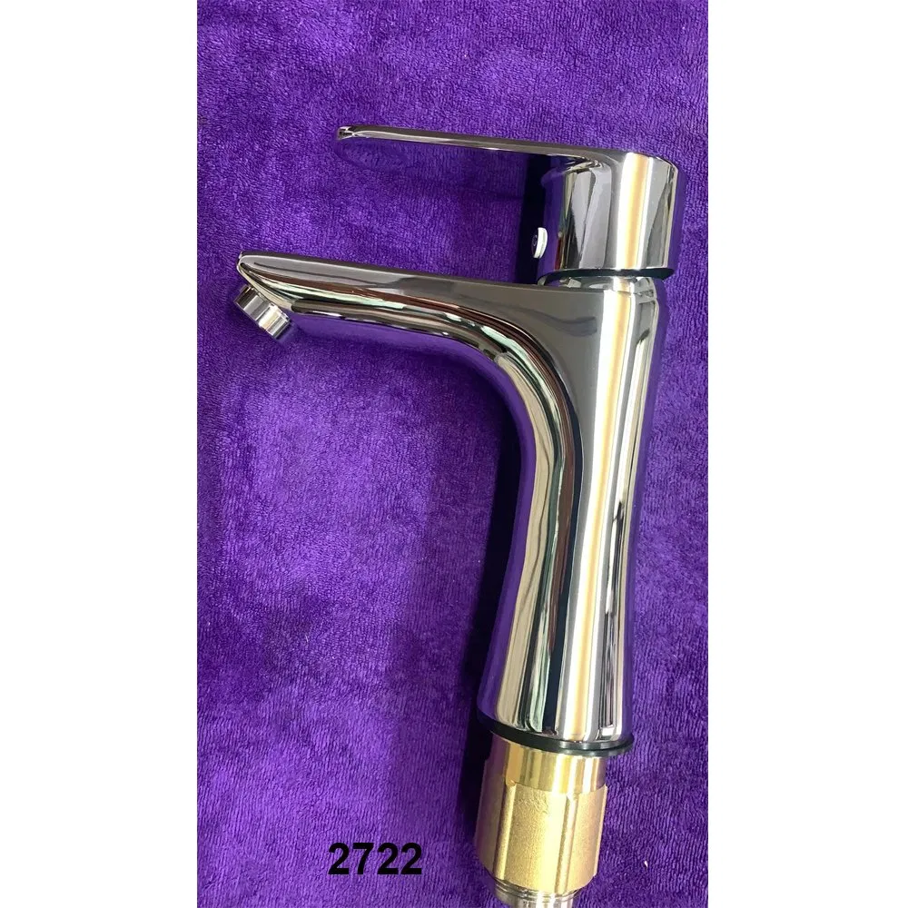 Modern Chrome Plated Basin Tap Bathroom Sink Mixer Wash Basin Faucet for Bar Hotel