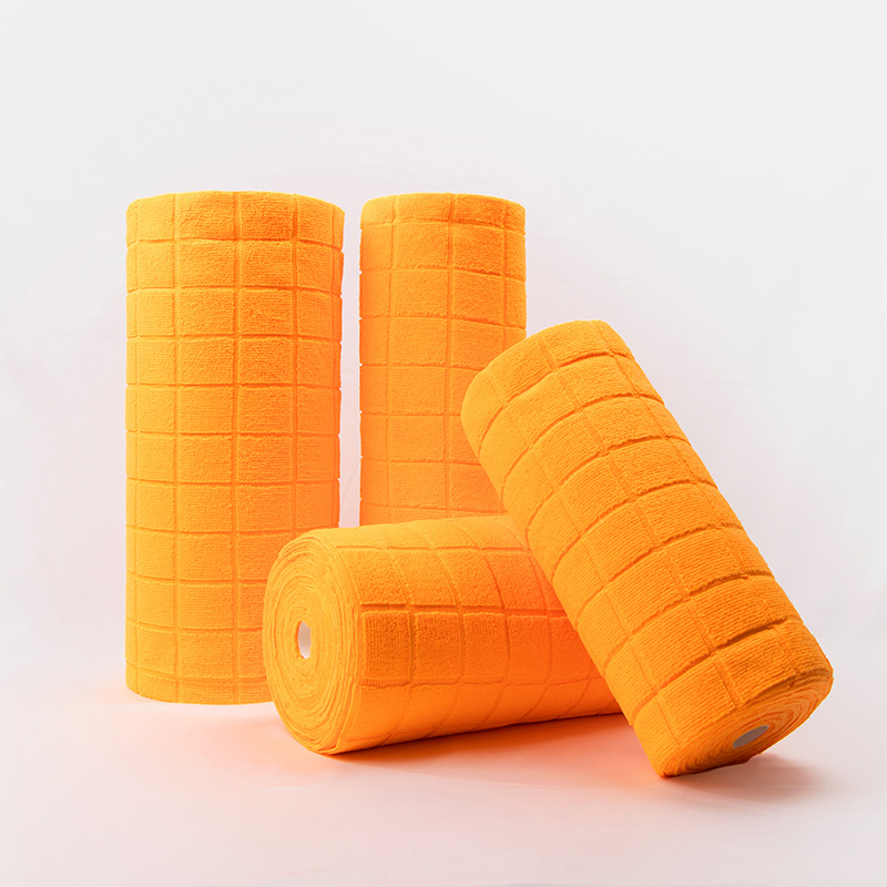 Esun Checkered Designed Soft and Super Absorbent Dish Towels in Roll