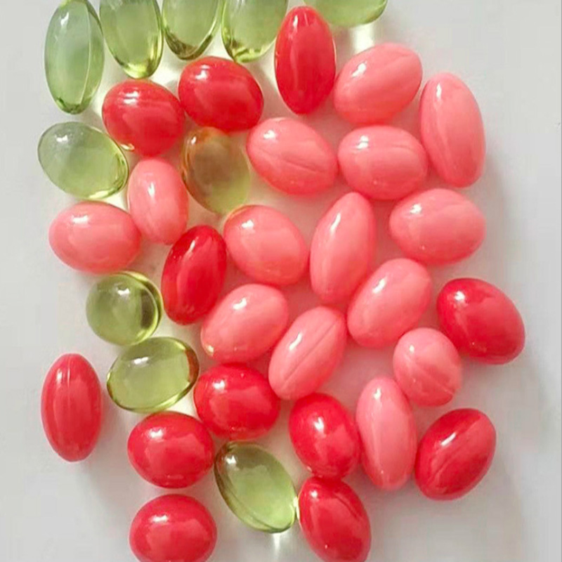 Female Beauty Care Rose Essential Oil Capsules Facial Oil Soft Capsule