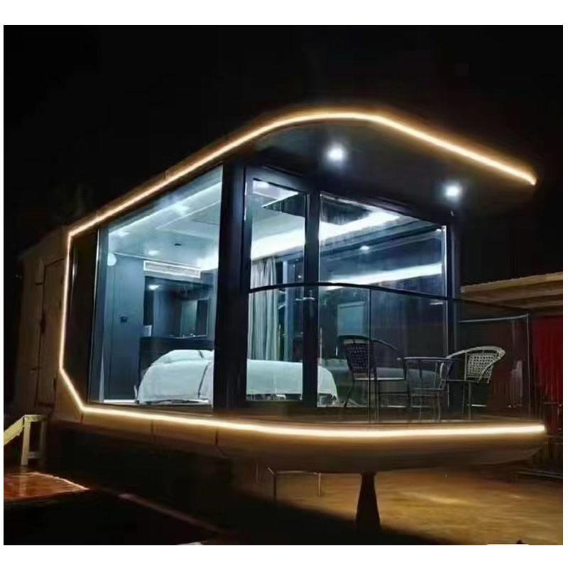 2024-E7 Trending Modern Outdoor Eco Vessel Mini Hotel Prefab Tiny Container House Mobile Home Space Capsule House