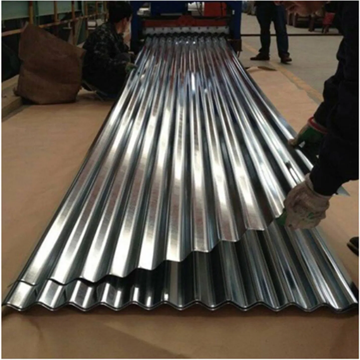 Red Color Corrugated Roofing Steel Sheet