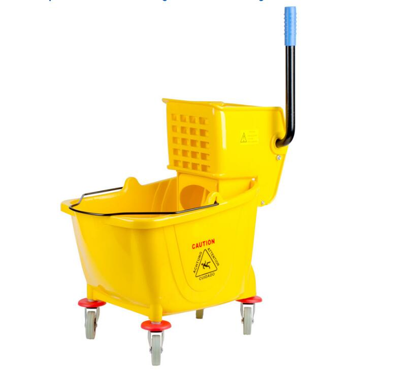High Impact 20L, 26L, 36L, 40L Plastic Mop Buckets with Wringer