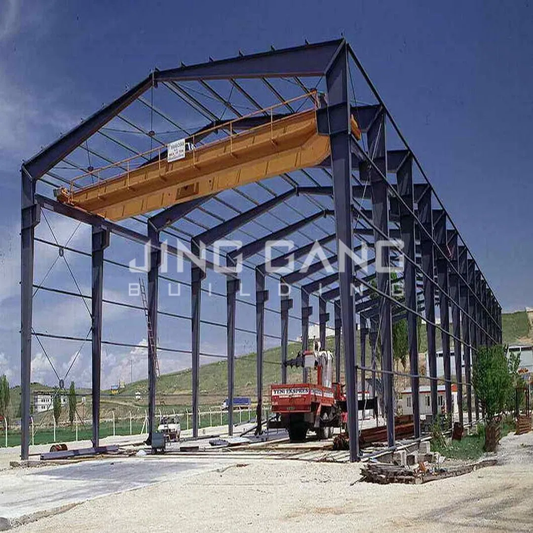 Customized Metal Carport Metal Shed Gable Frame Building Prefabricated Steel Structure Garage