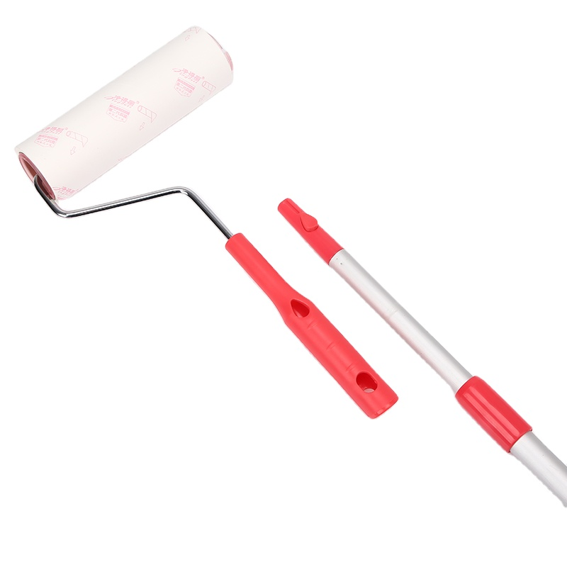 Retractable Long Arm Sticky Lint Roller for Pet Hair