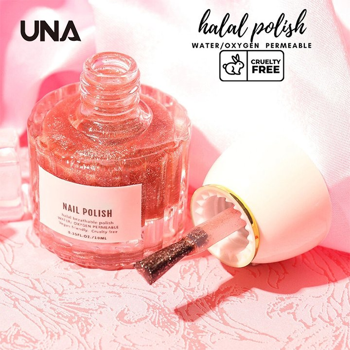 Peel off Water Based Halal Nail Polish Breathable Organic Ingredients Muslin Nail Polish Customized for Kids DIY